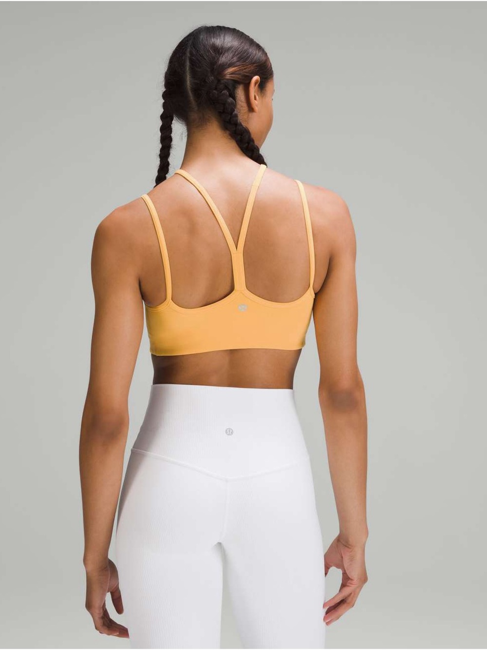 Lululemon Flow Y Strappy Bra Nulu - Mango Dream